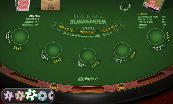 Blackjack Surrender