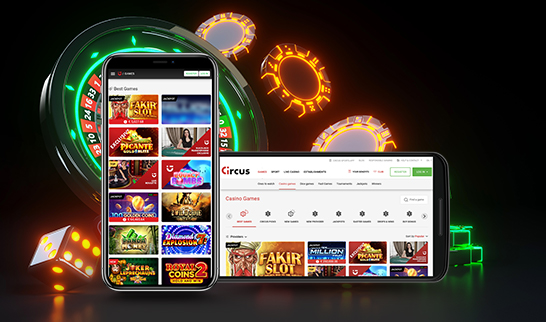 Playing at Circus Casino on Mobile Devices