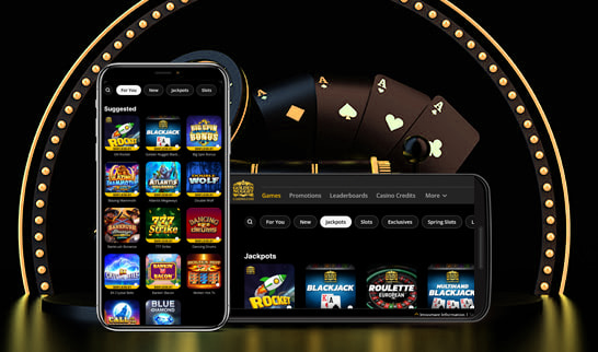 The Golden Nugget Casino mobile app displayed on a phone and a tablet.