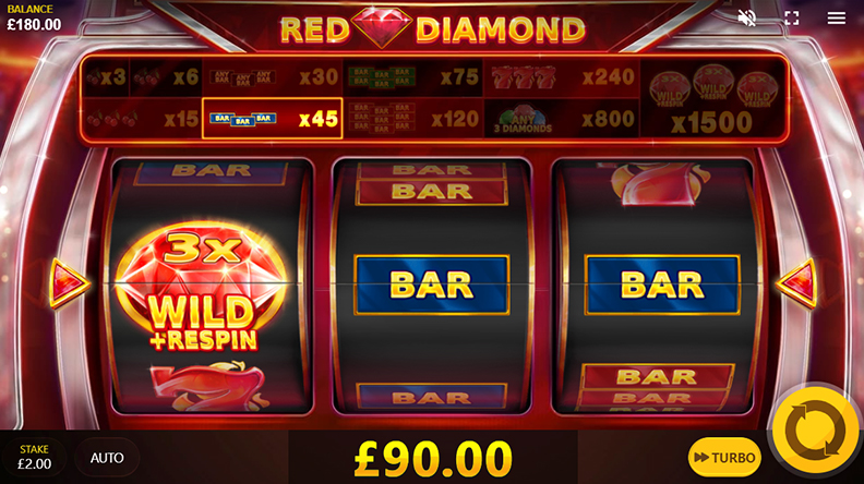 The Red Diamond demo game.