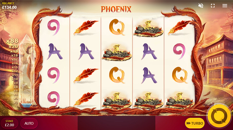 The Red Phoenix Rising demo game.