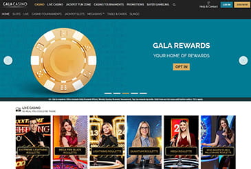 gala casino bonus codes