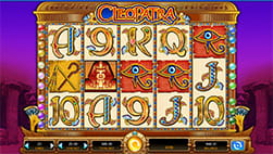 The slot Cleopatra at betOcean Casino in NJ