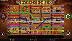 Eye of Horus slot demo game in Slingo Casino