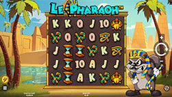 Le Pharoah slot at Captain Spins