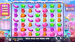 Sugar Rush slot played at Jack's Casino