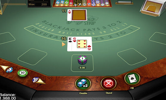 Vegas Strip Blackjack online